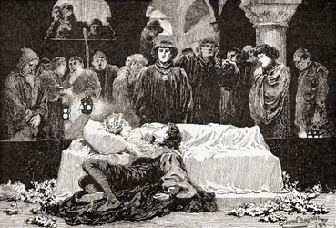 Prince: For never was a story of more woe than this of Juliet and her Romeo, A scene from William Shakespeare